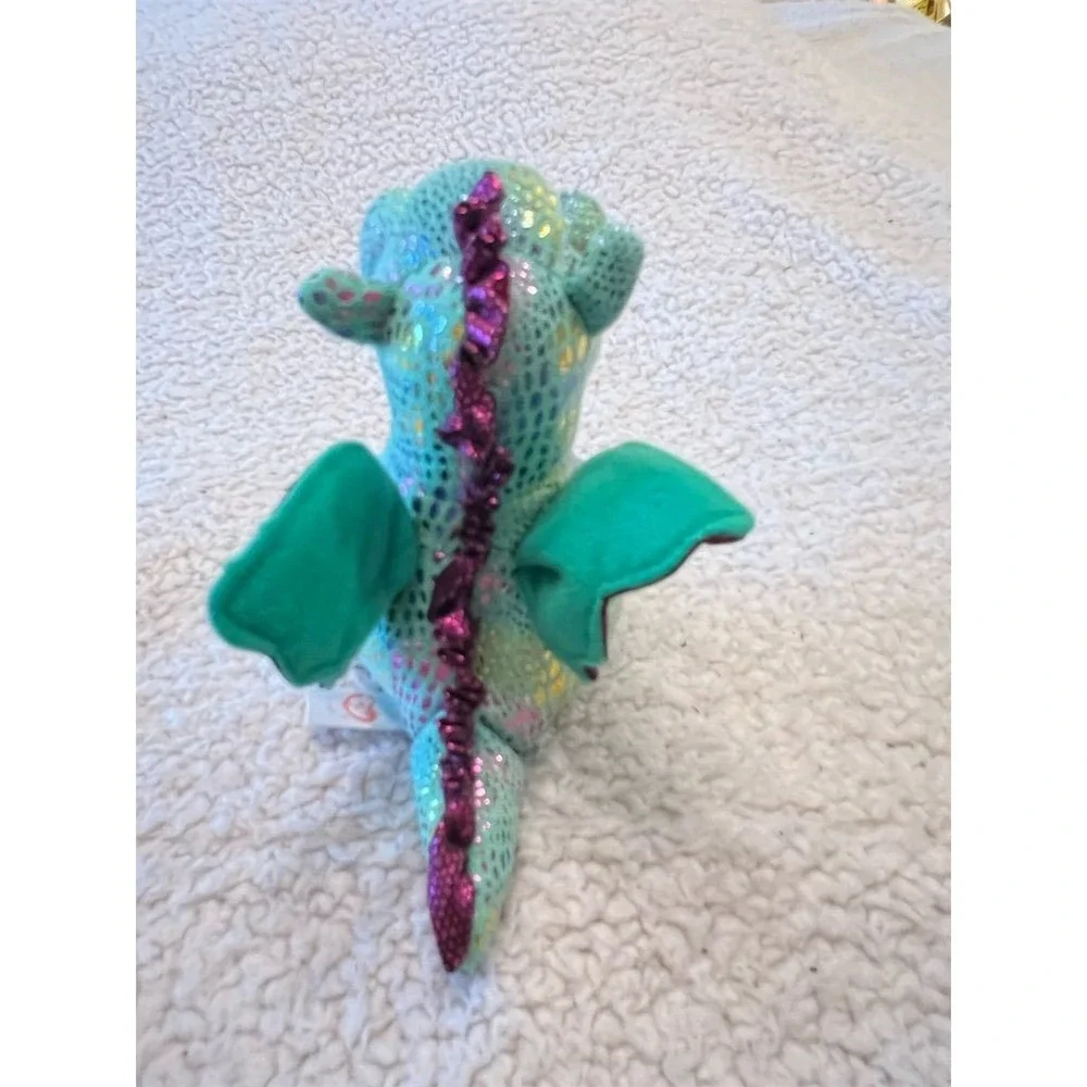 Ty Beanie Boos Cinder‎ the Green Dragon Plush Toy 6